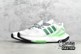 ADIDAS DAY JOGGER SHOES CLOUD WHITE/CLOUD WHITE/GREEN FW4848
