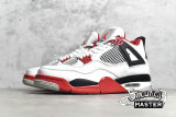 NIKE AIR JORDAN 4 RETRO OG FIRE RED 2020 WHITE/BLACK/TECH GREY/FIRE RED DC7770-160