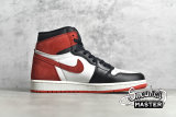 NIKE AIR JORDAN 1 RETRO HIGH OG SUMMIT WHITE/TRACK RED-BLACK 555088-112