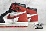 NIKE AIR JORDAN 1 RETRO HIGH OG SUMMIT WHITE/TRACK RED-BLACK 555088-112