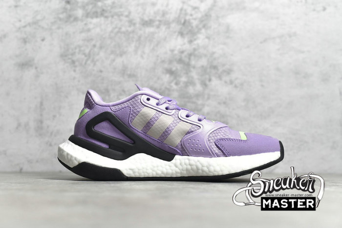 ADIDAS DAY JOGGER SHOES TECH PURPLE/JOY PURPLE/CORE BLACK FW4827