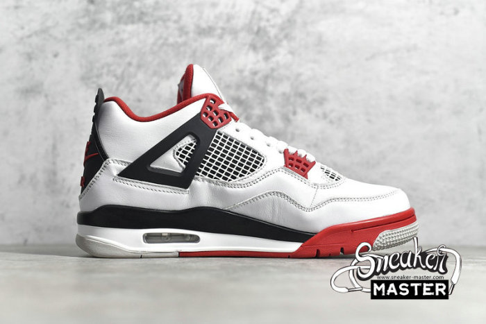 NIKE AIR JORDAN 4 RETRO OG FIRE RED 2020 WHITE/BLACK/TECH GREY/FIRE RED DC7770-160