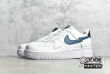NIKE AIR FORCE 1 LOW LIGHTNING BOLT WHITE/AQUAMARINE/LIME GLOW/OFF NOIR DJ6894-100