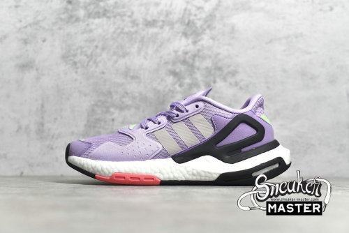 ADIDAS DAY JOGGER SHOES TECH PURPLE/JOY PURPLE/CORE BLACK FW4827