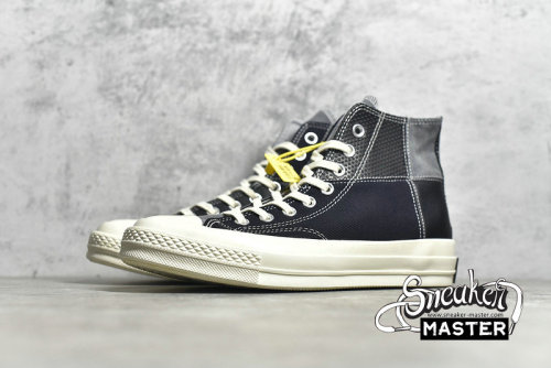 CONVERSE CHUCK TAYOR ALL-STAR 70S MIXED MATERIAL HIGH BLACK/COOL GREY/EGRET 163220C