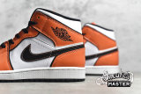 NIKE AIR JORDAN 1 MID SE TURF ORANGE/BLACK/WHITE DD6834-802