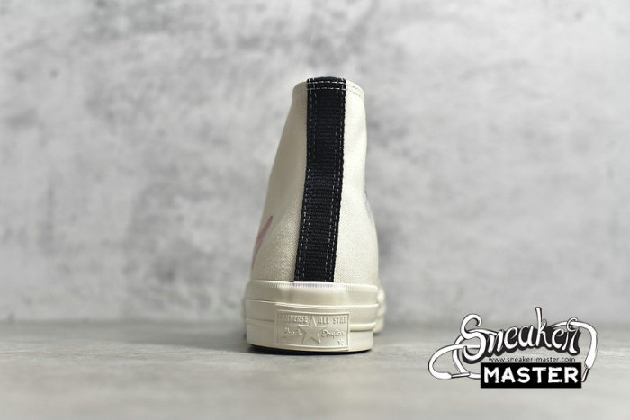 CONVERSE CHUCK TAYLOR ALL STAR 70S HIGH PLAY X COMME DES GARÇONS WHITE/WHITE/RED 150205C