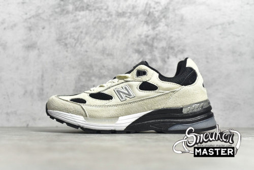 NEW BALANCE STUDIO FY7 X 992 CREAM RUNNING SHOES BEIGE/WHITE/BLACK M992YN2