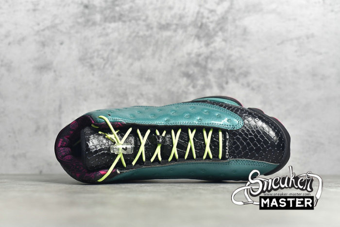 NIKE AIR JORDAN 13 RETRO DOERNBECHER EMERALD GREEN/VOLT ICE/BLACK/DYNAMIC PINK 836405-305