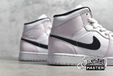 NIKE AIR JORDAN 1 MID BARELY ROSE BARELY ROSE/WHITE/BLACK BQ6472-500