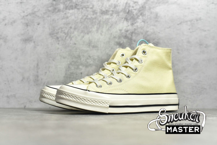 CONVERSE CHUCK TAYLOR ALL STAR 70S HIGH LIGHT YELLOW/BLACK/EGRET 170795C