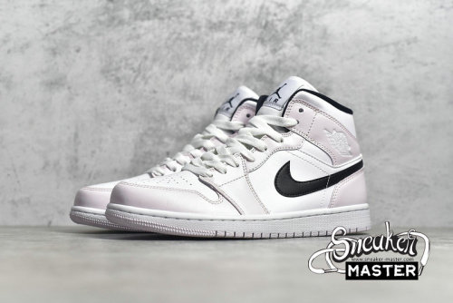 NIKE AIR JORDAN 1 MID BARELY ROSE BARELY ROSE/WHITE/BLACK BQ6472-500