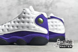 NIKE AIR JORDAN 13 RETRO LAKERS WHITE/BLACK/COURT PURPLE/UNIVERSITY GOLD 414571-105