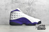 NIKE AIR JORDAN 13 RETRO LAKERS WHITE/BLACK/COURT PURPLE/UNIVERSITY GOLD 414571-105