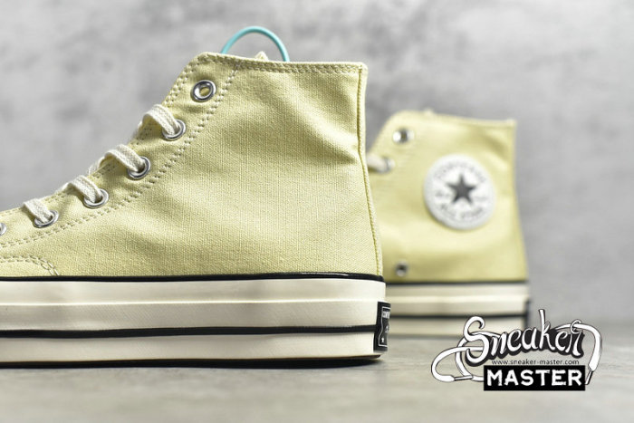 CONVERSE CHUCK TAYLOR ALL STAR 70S HIGH LIGHT YELLOW/BLACK/EGRET 170795C