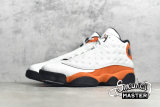NIKE AIR JORDAN 13 RETRO STARFISH WHITE/BLACK/STARFISH 414571-108