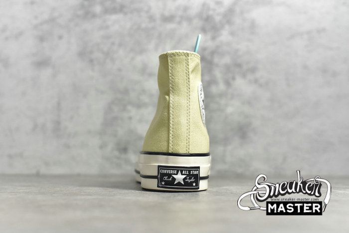 CONVERSE CHUCK TAYLOR ALL STAR 70S HIGH LIGHT YELLOW/BLACK/EGRET 170795C