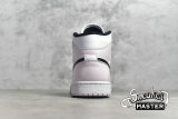 NIKE AIR JORDAN 1 MID BARELY ROSE BARELY ROSE/WHITE/BLACK BQ6472-500