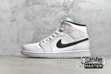 NIKE AIR JORDAN 1 MID BARELY ROSE BARELY ROSE/WHITE/BLACK BQ6472-500