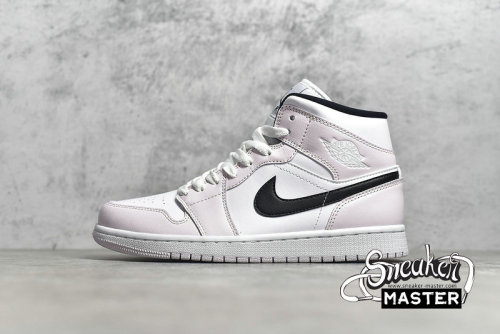 NIKE AIR JORDAN 1 MID BARELY ROSE BARELY ROSE/WHITE/BLACK BQ6472-500