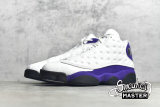 NIKE AIR JORDAN 13 RETRO LAKERS WHITE/BLACK/COURT PURPLE/UNIVERSITY GOLD 414571-105