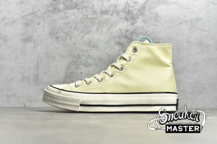 CONVERSE CHUCK TAYLOR ALL STAR 70S HIGH LIGHT YELLOW/BLACK/EGRET 170795C