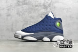 NIKE AIR JORDAN 13 RETRO FLINT 2020 NAVY/CAROLINA BLUE/FLINT GREY/WHITE 414571-404