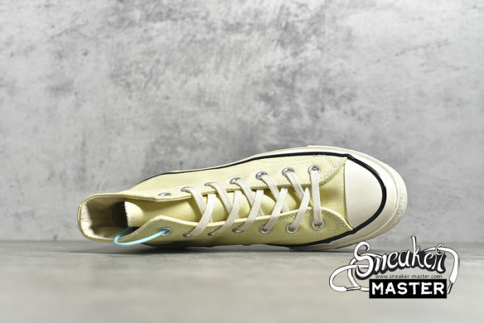 CONVERSE CHUCK TAYLOR ALL STAR 70S HIGH LIGHT YELLOW/BLACK/EGRET 170795C