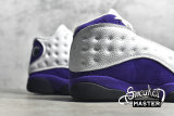 NIKE AIR JORDAN 13 RETRO LAKERS WHITE/BLACK/COURT PURPLE/UNIVERSITY GOLD 414571-105