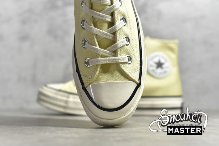 CONVERSE CHUCK TAYLOR ALL STAR 70S HIGH LIGHT YELLOW/BLACK/EGRET 170795C