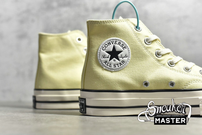 CONVERSE CHUCK TAYLOR ALL STAR 70S HIGH LIGHT YELLOW/BLACK/EGRET 170795C