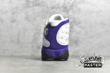 NIKE AIR JORDAN 13 RETRO LAKERS WHITE/BLACK/COURT PURPLE/UNIVERSITY GOLD 414571-105