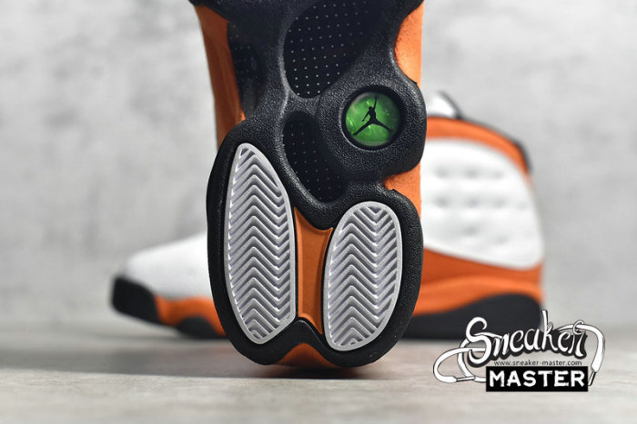 NIKE AIR JORDAN 13 RETRO STARFISH WHITE/BLACK/STARFISH 414571-108