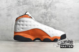 NIKE AIR JORDAN 13 RETRO STARFISH WHITE/BLACK/STARFISH 414571-108