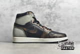 NIKE AIR JORDAN 1 RETRO HIGH OG PATINA BLACK/LIGHT ARMY/SAIL/FRESH MINT 555088-033