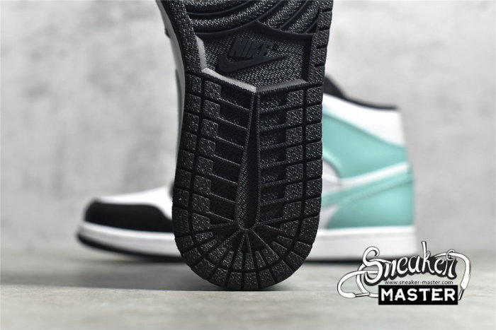 NIKE AIR JORDAN 1 MID ISLAND GREEN WHITE/BLACK/TROPICAL TWIST 554724-132