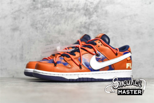 NIKE DUNK LOW X OFF-WHITE X FUTURA SB PURPLE/ORANGE/WHITE DD0856-801