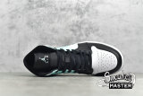 NIKE AIR JORDAN 1 MID ISLAND GREEN WHITE/BLACK/TROPICAL TWIST 554724-132