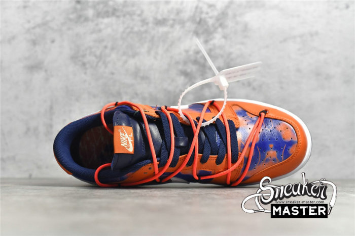 NIKE DUNK LOW X OFF-WHITE X FUTURA SB PURPLE/ORANGE/WHITE DD0856-801