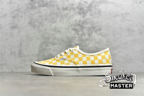 VANS AUTHENTIC 44 DX OG YELLOW/OG CHECKERBOARD/WHITE VN0A54F241P