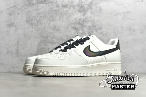 NIKE AIR FORCE 1 LOW CHAMELEON WHITE/WHITE/BLACK 315122-104