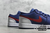 NIKE AIR JORDAN 1 LOW USA WHITE/NAVY BLUE/GYM RED CZ8454-400