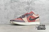 NIKE AIR JORDAN 1 LOW CANYON RUST/BLACK/PURPLE SMOKE DC0774-602