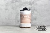 NIKE AIR JORDAN 1 MID WHITE/BLACK/CRIMSON TINT 554724-133