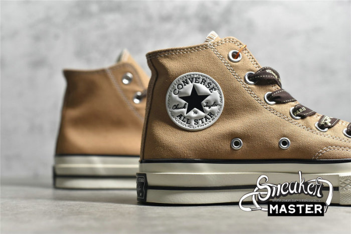 CONVERSE CHUCK TAYLOR ALL-STAR HIGH X HERMES NOMAD KHAKI/BLACK/EGRET 168504C