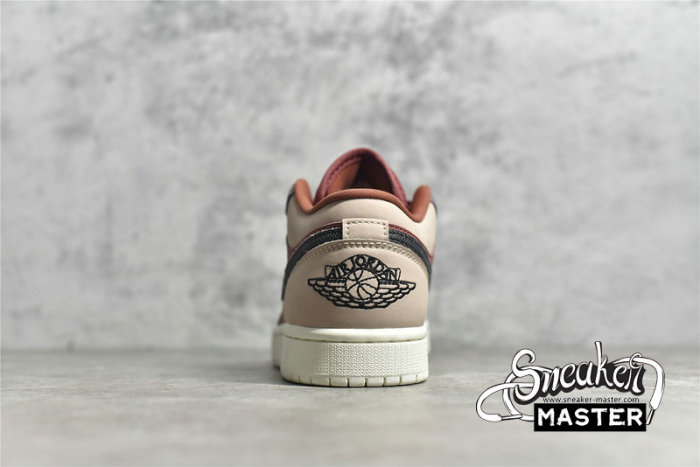 NIKE AIR JORDAN 1 LOW CANYON RUST/BLACK/PURPLE SMOKE DC0774-602
