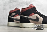 NIKE AIR JORDAN 1 MID CANYON RUST PARTICLE BEIGE/BLACK/CANYON RUST/SAIL BQ6472-202