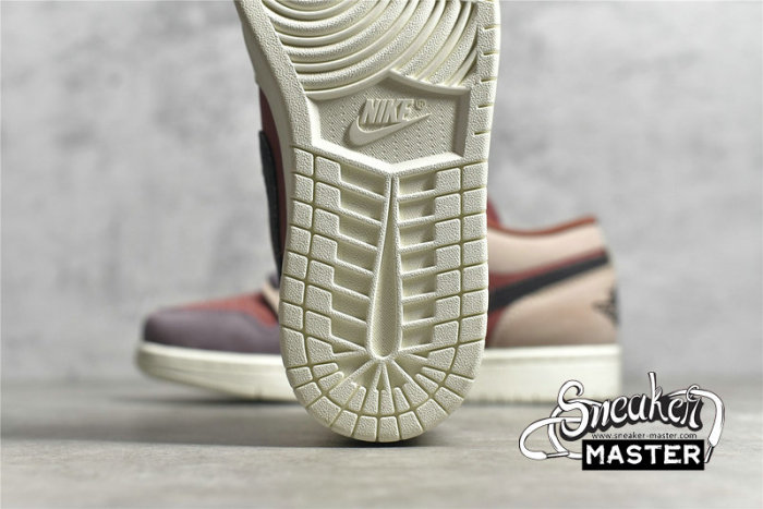 NIKE AIR JORDAN 1 LOW CANYON RUST/BLACK/PURPLE SMOKE DC0774-602