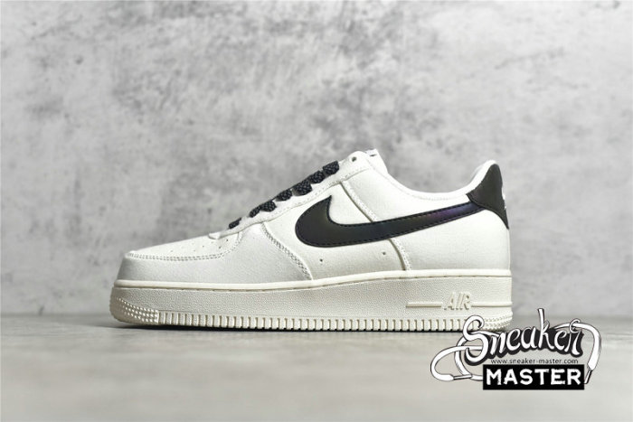 NIKE AIR FORCE 1 LOW CHAMELEON WHITE/WHITE/BLACK 315122-104