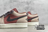 NIKE AIR JORDAN 1 LOW CANYON RUST/BLACK/PURPLE SMOKE DC0774-602